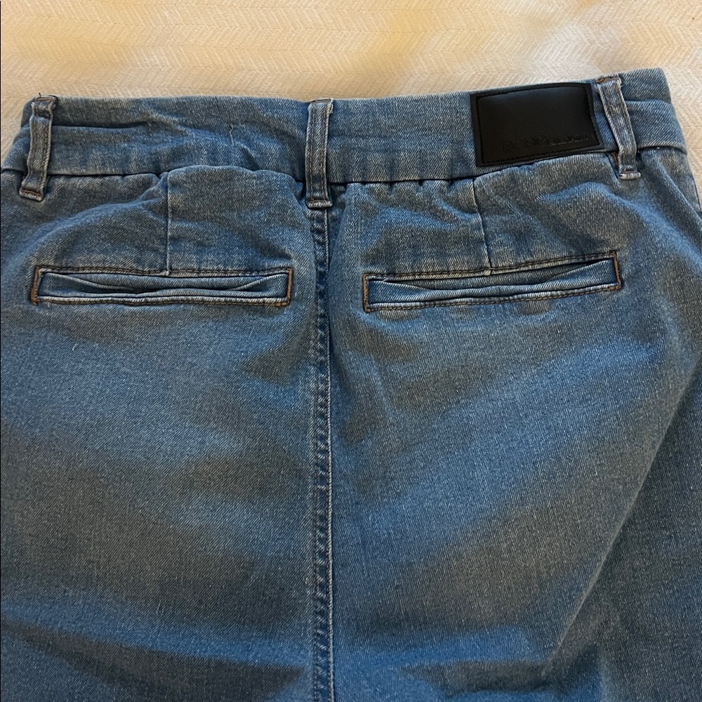 Wide Leg Blue Denim Trouser Jeans for Women - Picture 5 of 5